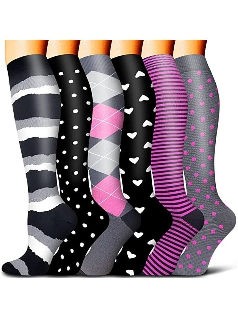 🆕🧦 Luxury Copper Infused Knee High Compression Socks Warm Long Stockings NWT🧦